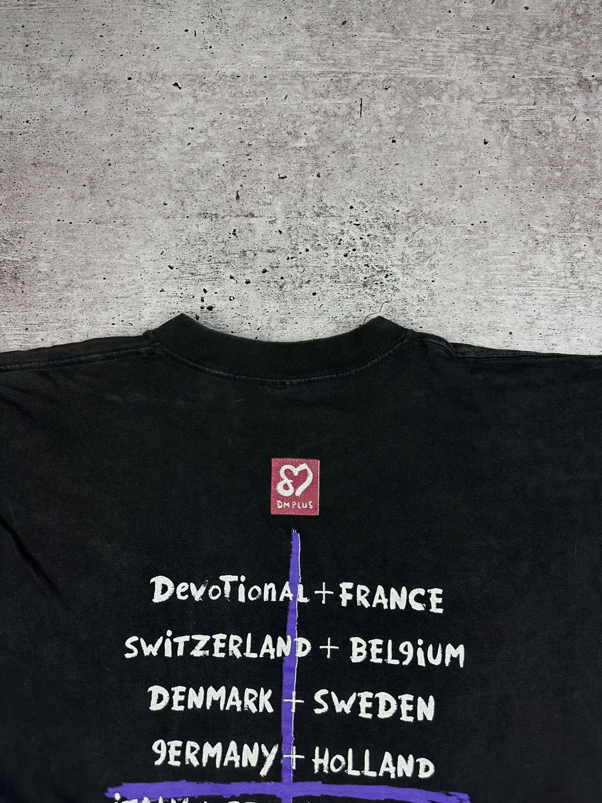 Band Tees 1993 Depeche Mode Vintage Crew Neck Tour Tee Size US XL / EU 56 / 4 - 17 Thumbnail