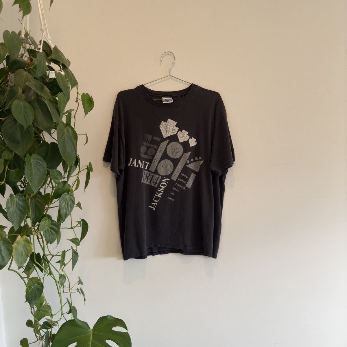 Band Tees × Vintage 1990 Janet Jackson Rhythm Nation World Tour T-shirt Size US XL / EU 56 / 4 - 1 Thumbnail