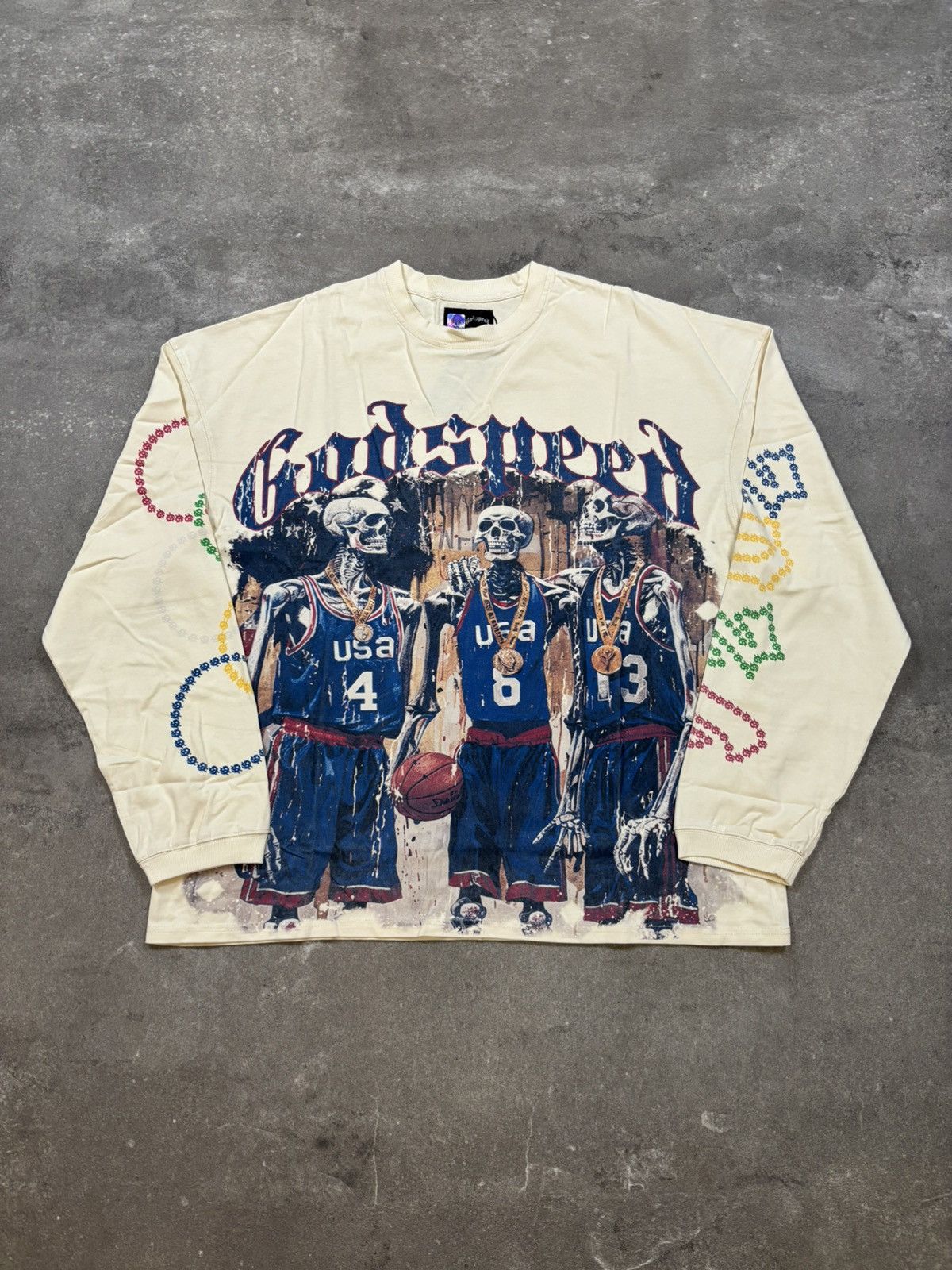 Godspeed Godspeed Dream Team 24 Longsleeve, Bone Size US L / EU 52-54 / 3 - 1 Thumbnail