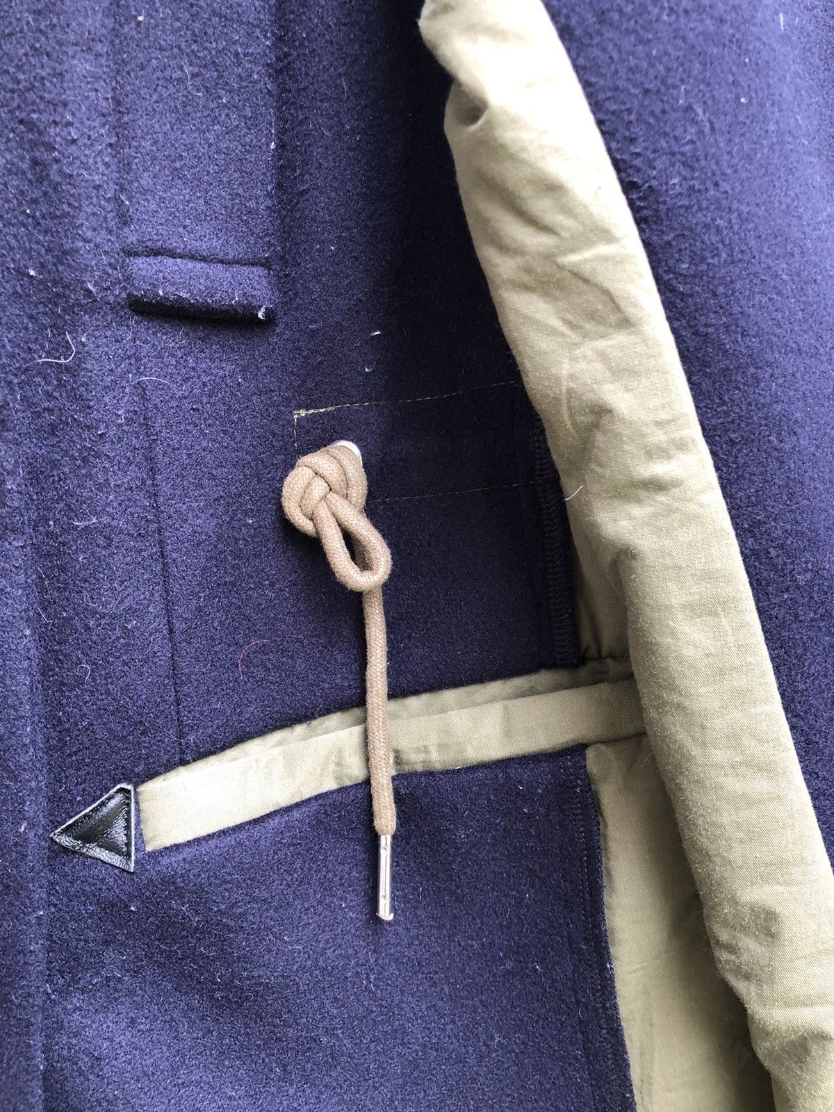 Designer × Japanese Brand Bittoko Double Breast Reconstruct Nylon Wool Jacket Size S / US 4 / IT 40 - 6 Thumbnail