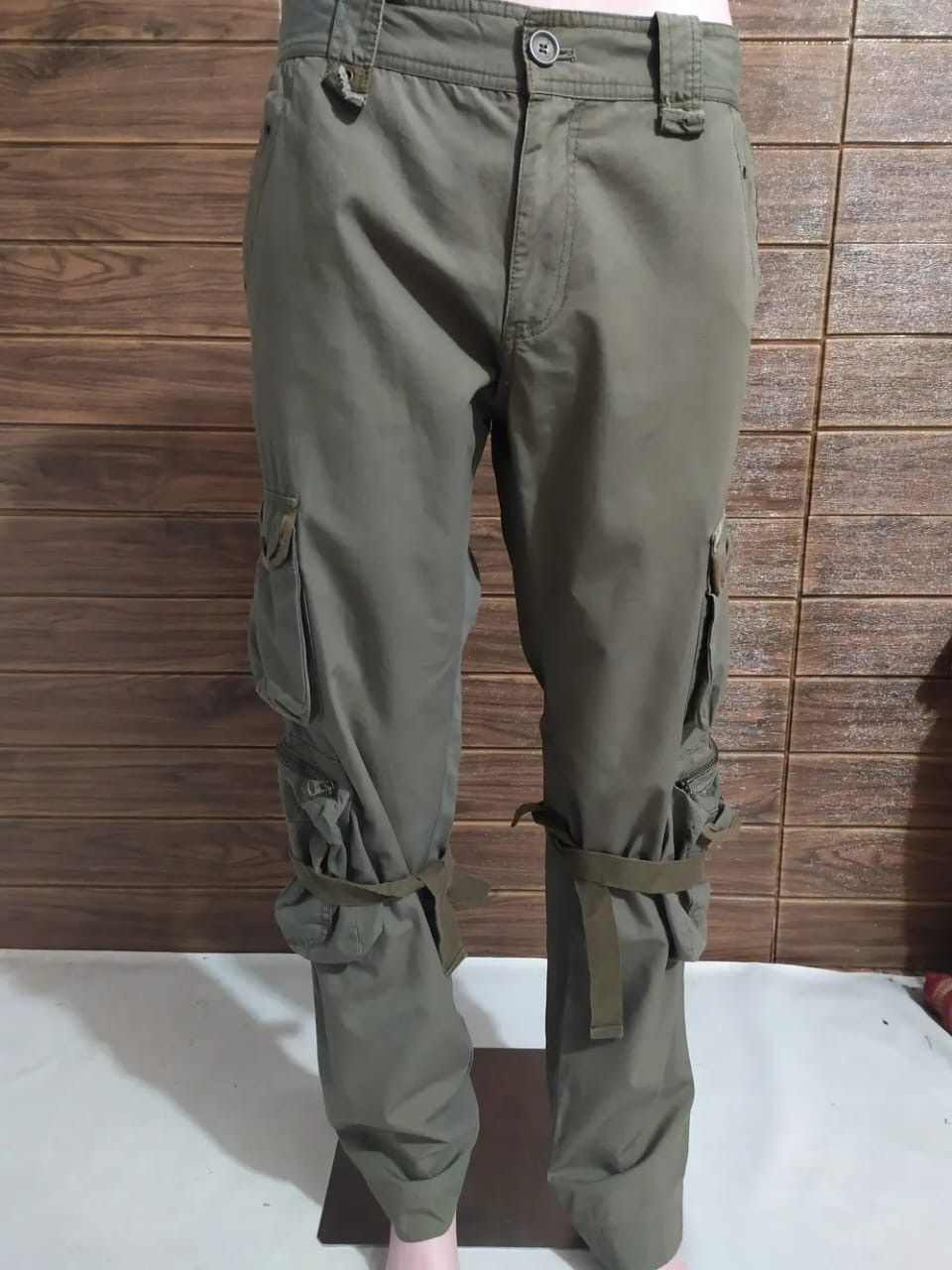 Japanese Brand Hendrix Project Multipocket Tactical Cargo Bondage Pants Size US 34 / EU 50 - 11 Thumbnail