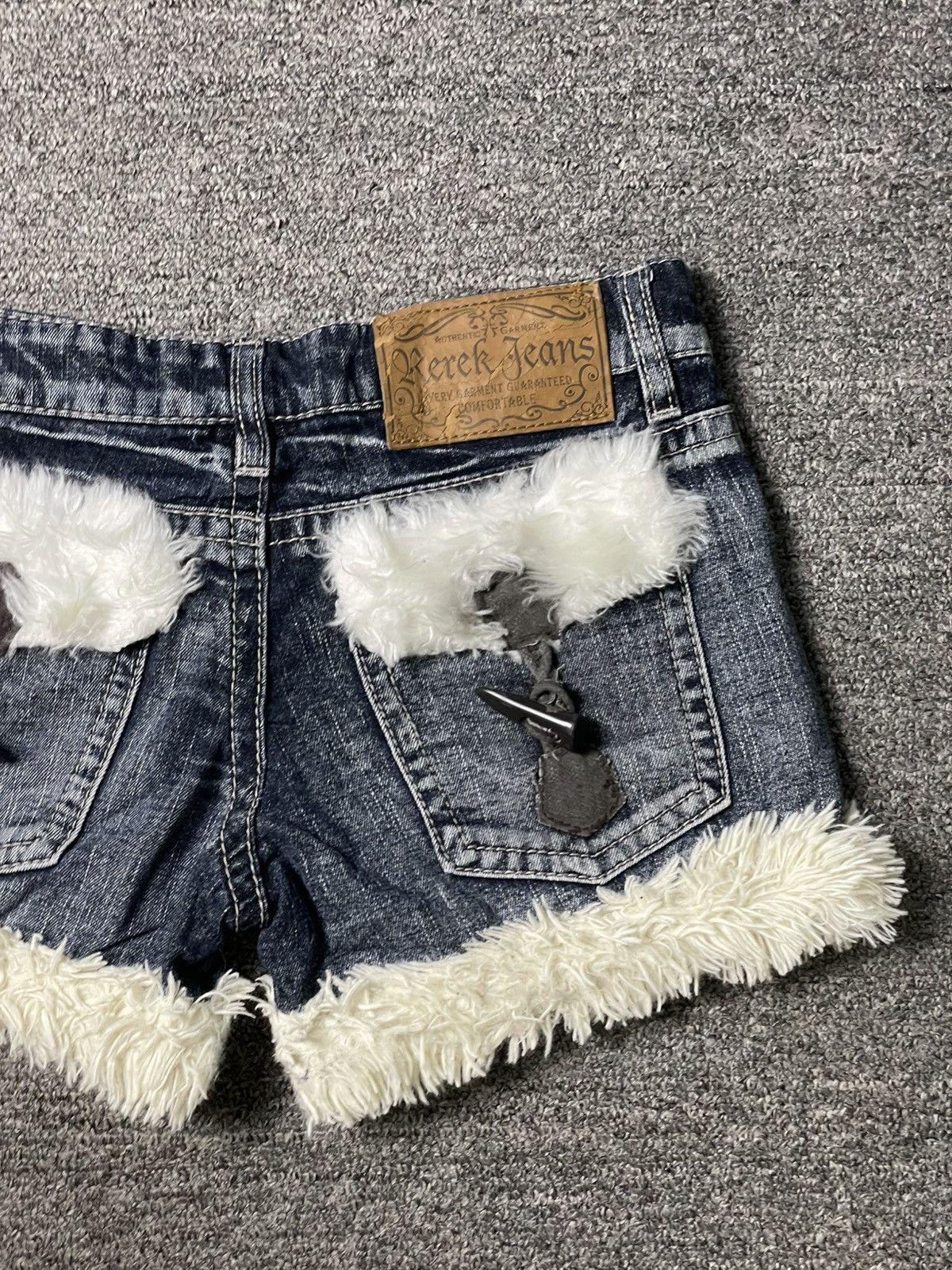 Japanese Brand × Vintage KEREK JEANS Authentic Garment Fur Trim Shorts (97) Size 26" / US 2 / IT 38 - 10 Thumbnail