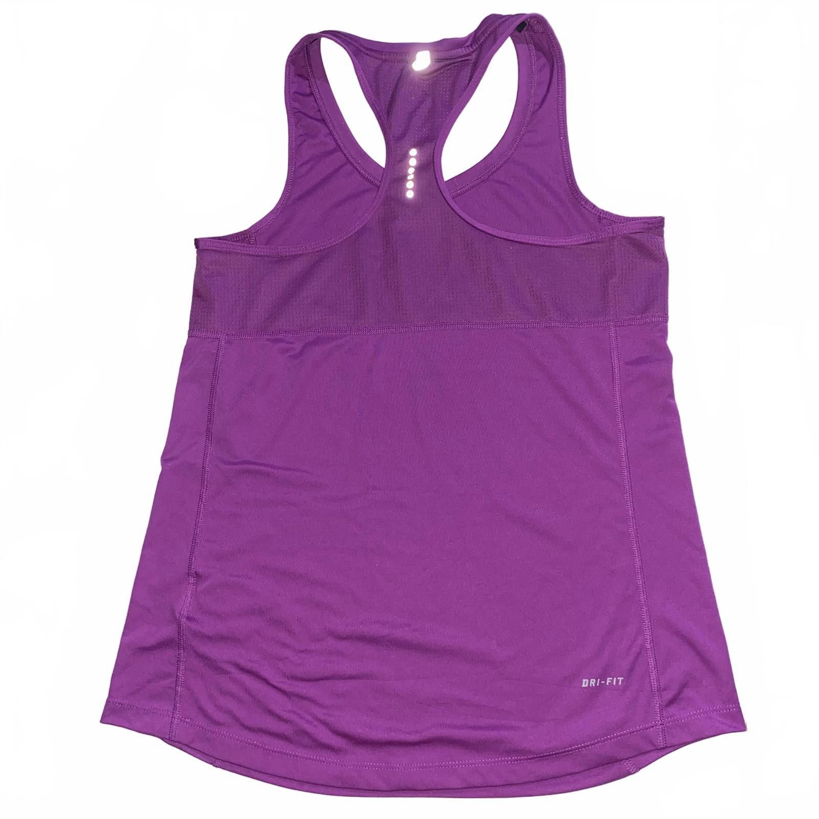 Nike Nike Purple Dri-Fit Racerback Tank Top Women’s M Gym Y2K Fit Size M / US 6-8 / IT 42-44 - 2 Thumbnail