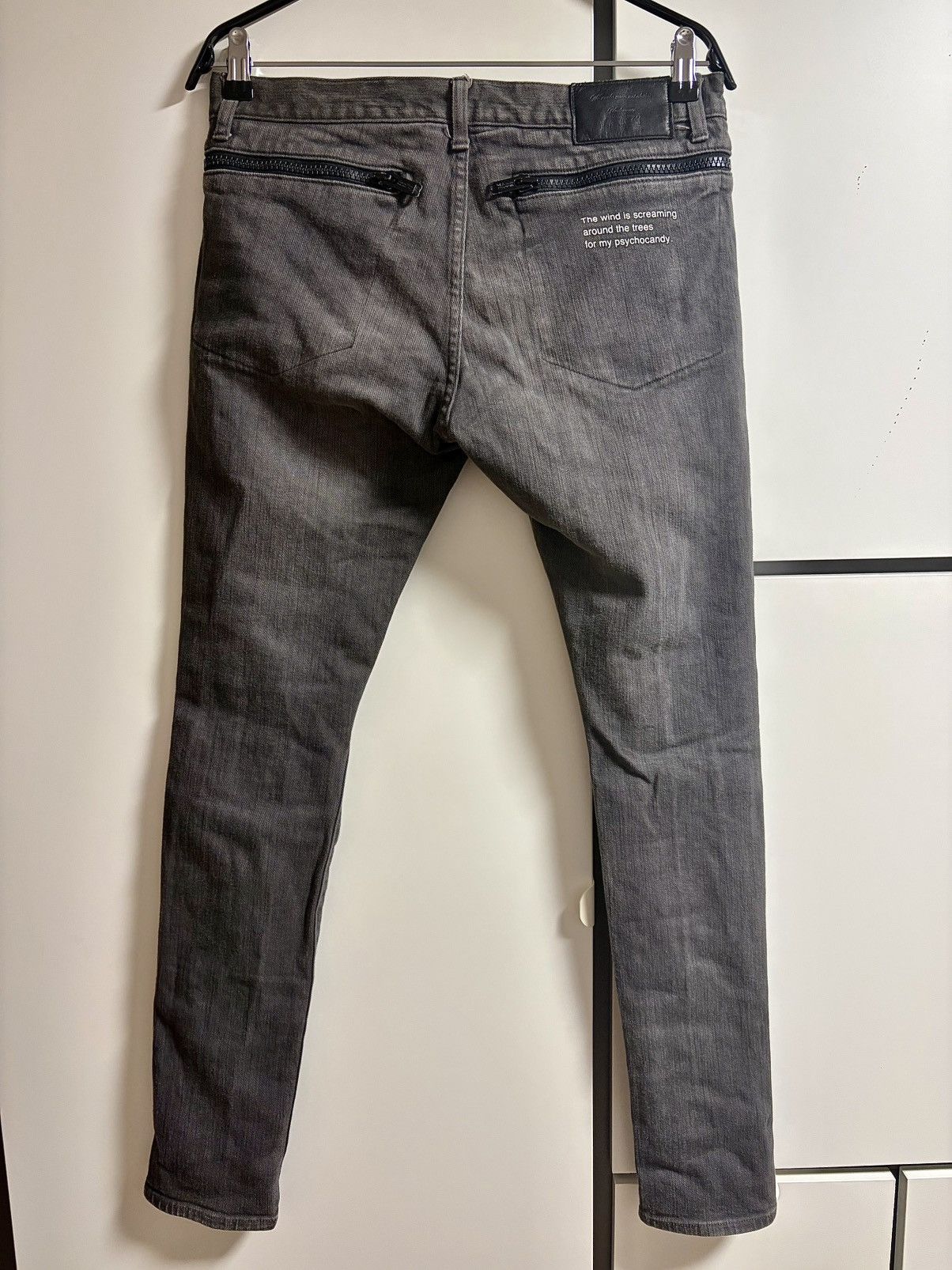 Undercover No Tarrif SS14 Psychocandy Distressed Zipper Denim Size 3 Size US 31 - 1 Thumbnail