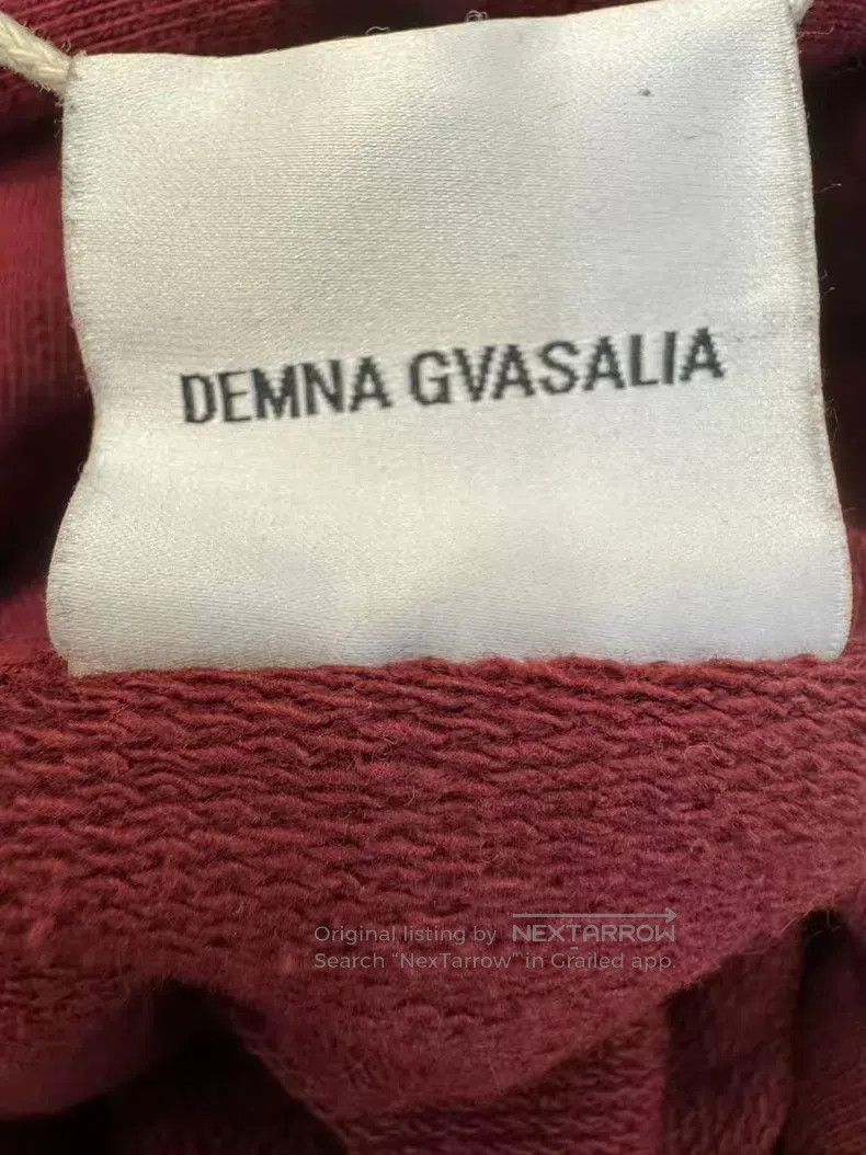 Vetements Vetements Burgundy Hooded Zip-Up Sweatshirt Size US S / EU 44-46 / 1 - 3 Thumbnail