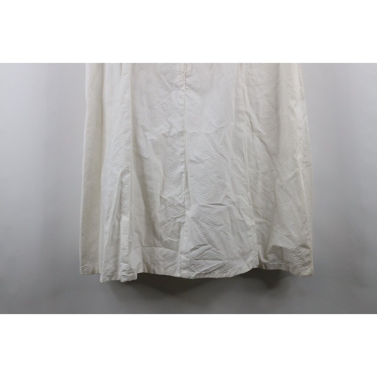 Vintage Vintage 60s 70s Rockabilly Distressed Pique Cotton Dress Size L / US 10 / IT 46 - 15 Thumbnail