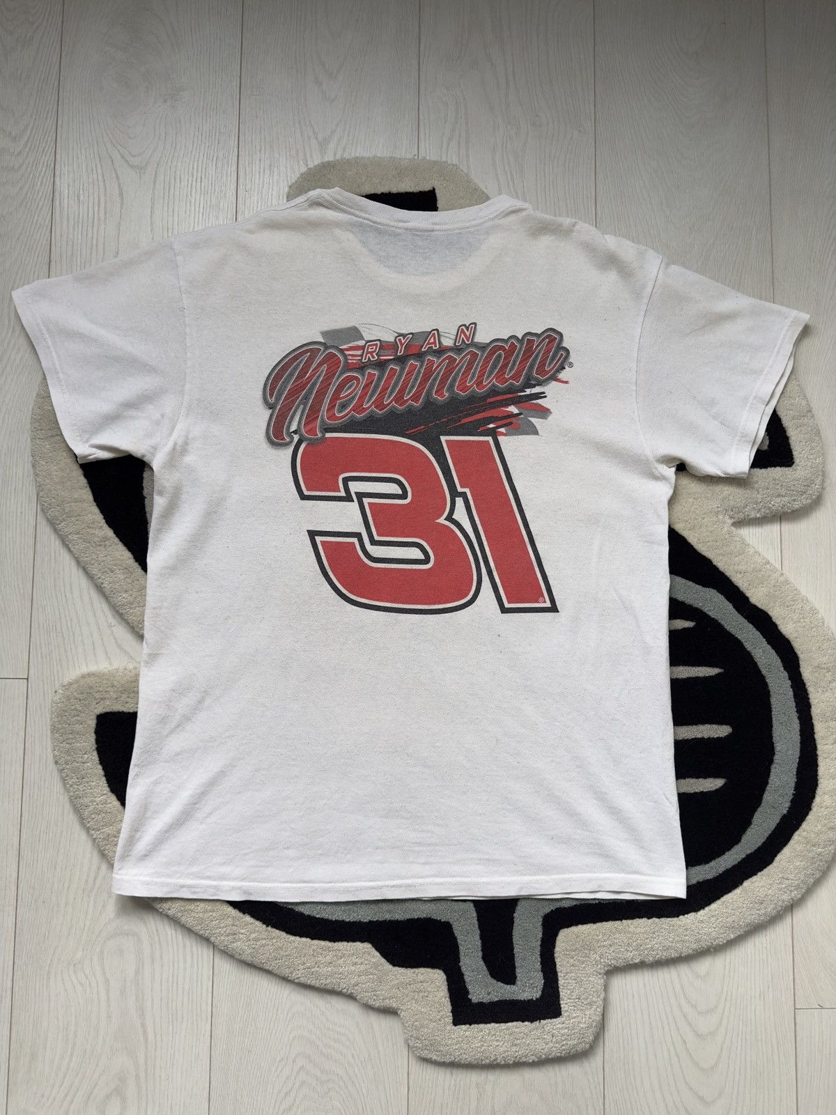 NASCAR × Vintage NASCAR Vintage Tee - White Size US L / EU 52-54 / 3 - 5 Thumbnail