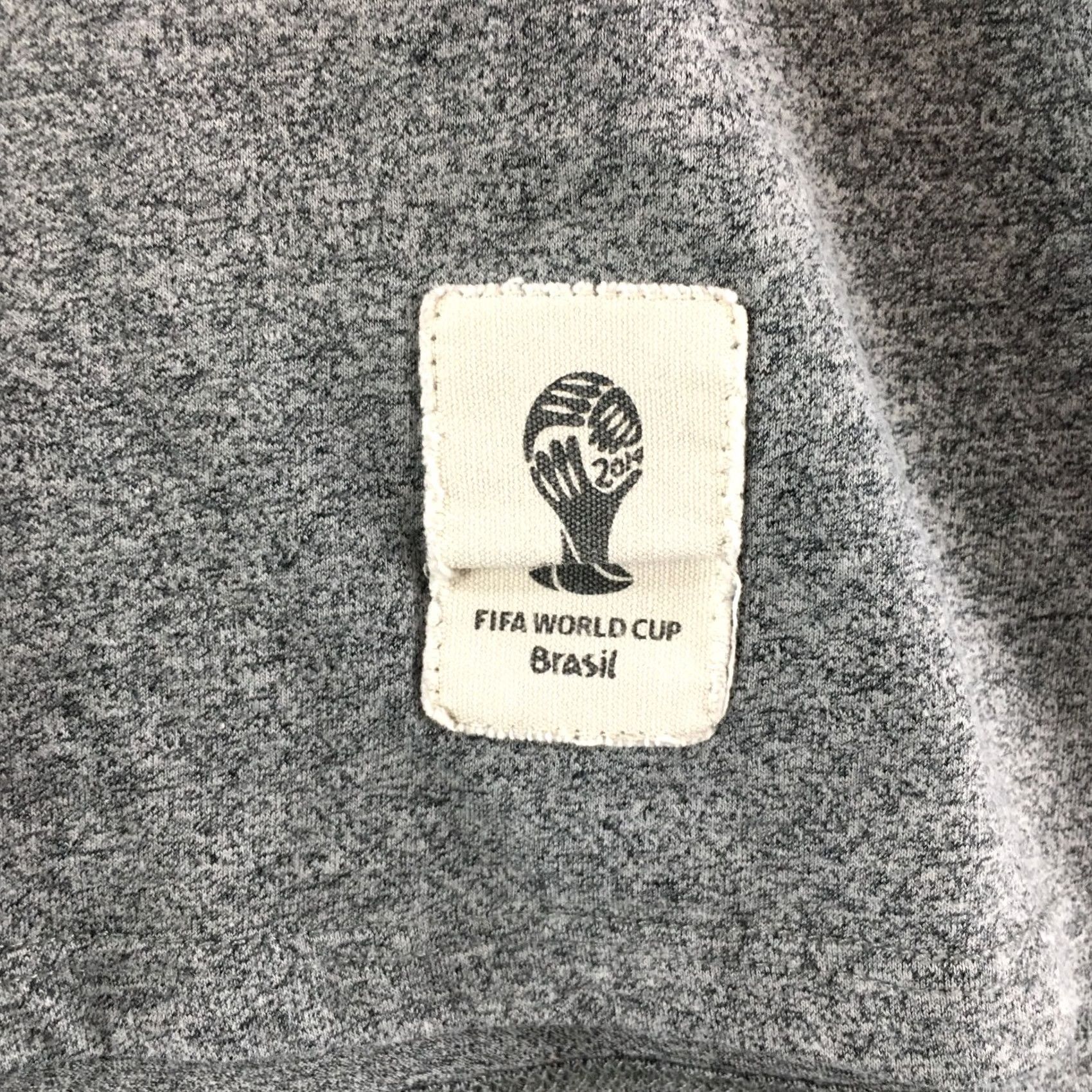 Vintage Fifa World Cup Brasil Tee TShirt Mens Small Grey Short Sleeve Graphic Print Shirt Mens Small Grey Graphic Print 90s? Size US S / EU 44-46 / 1 - 4 Thumbnail