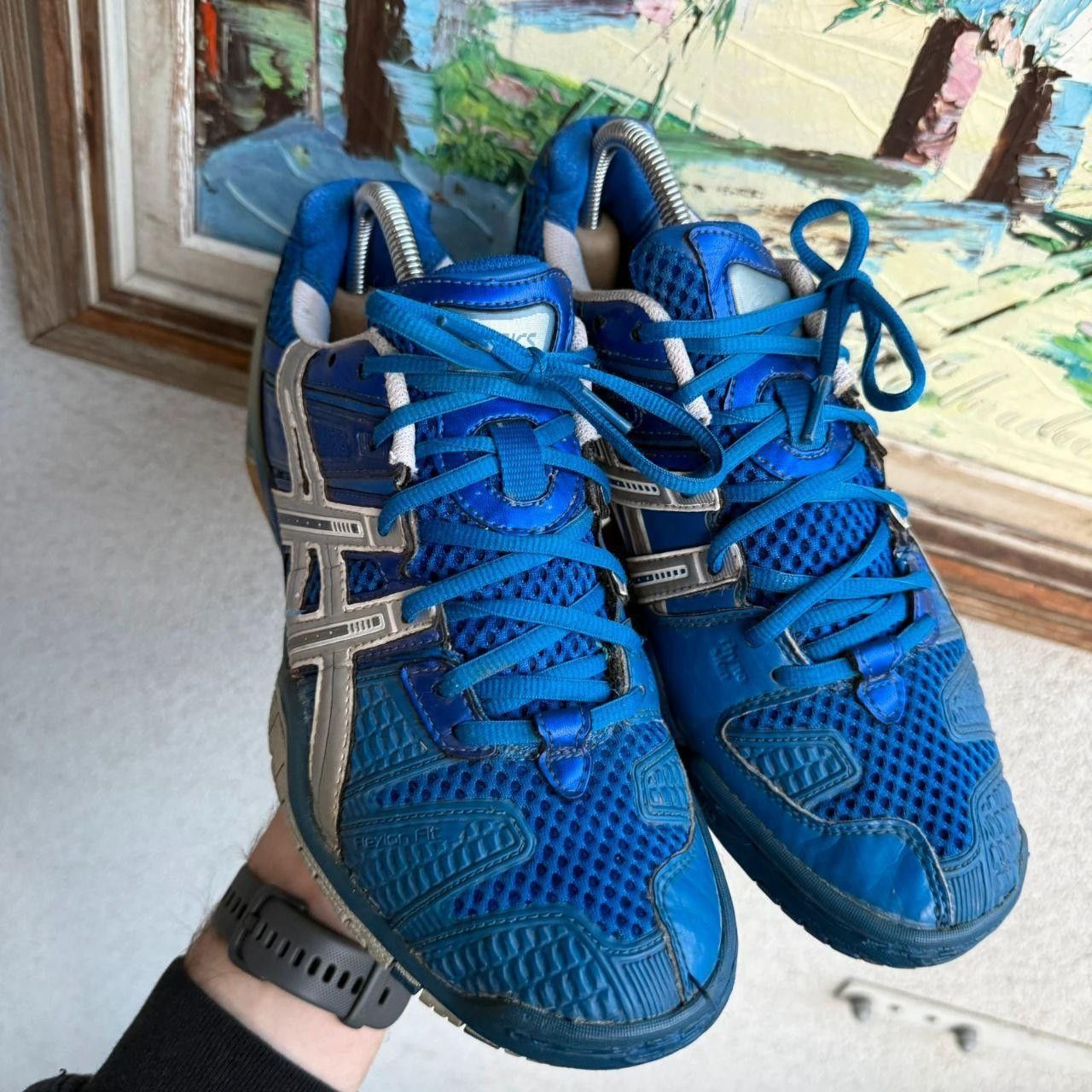 Asics Asics Sneakers Low Top Blue White Gorpcore Outdoor Size US 9 / EU 42 - 4 Thumbnail