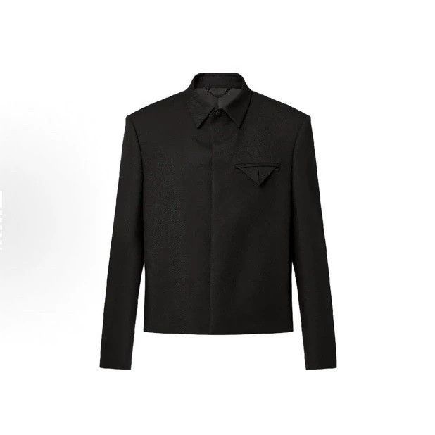 Louis Vuitton Louis Vuitton Pearl Slogan Wool Jacket 2505-Nextarrow Size US L / EU 52-54 / 3 - 3 Thumbnail