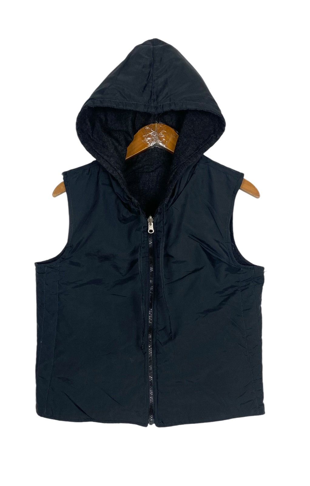 Comme Ca Ism Vtg Comme Ca Des Ha Reversible Hoodie Gilet Made in France Size S / US 4 / IT 40 - 7 Thumbnail