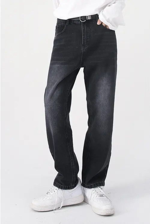 Other Black and grey retro washed straight jeans Size US 32 / EU 48 - 2 Thumbnail