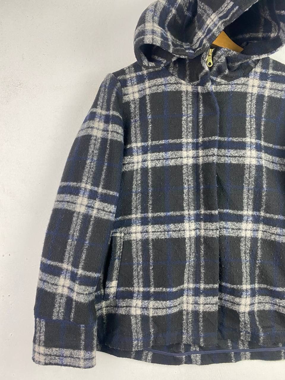 Japanese Brand × Vintage Vintage Rare Design Wool Jacket Size M / US 6-8 / IT 42-44 - 7 Thumbnail