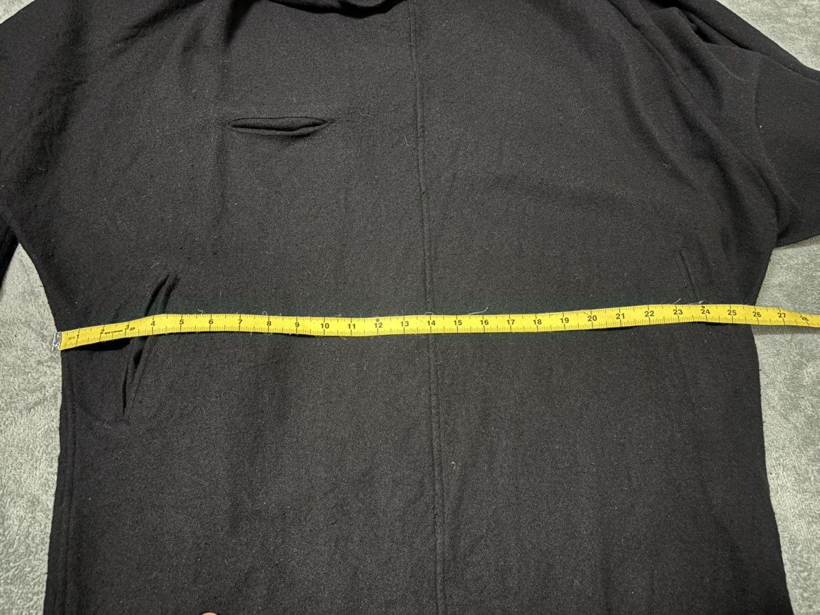 Y's × Yohji Yamamoto Y’s Yohji Yamamoto Wool Black Cabardine Oversize With Scaf Size US XXL / EU 58 / 5 - 11 Thumbnail