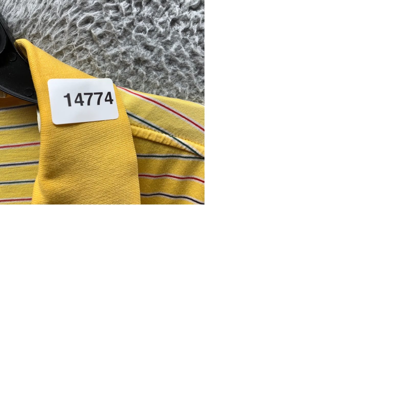 Vintage VINTAGE Fairway & Greene Polo Shirt Adult Large Yellow Striped Cotton Mens Size US L / EU 52-54 / 3 - 10 Thumbnail