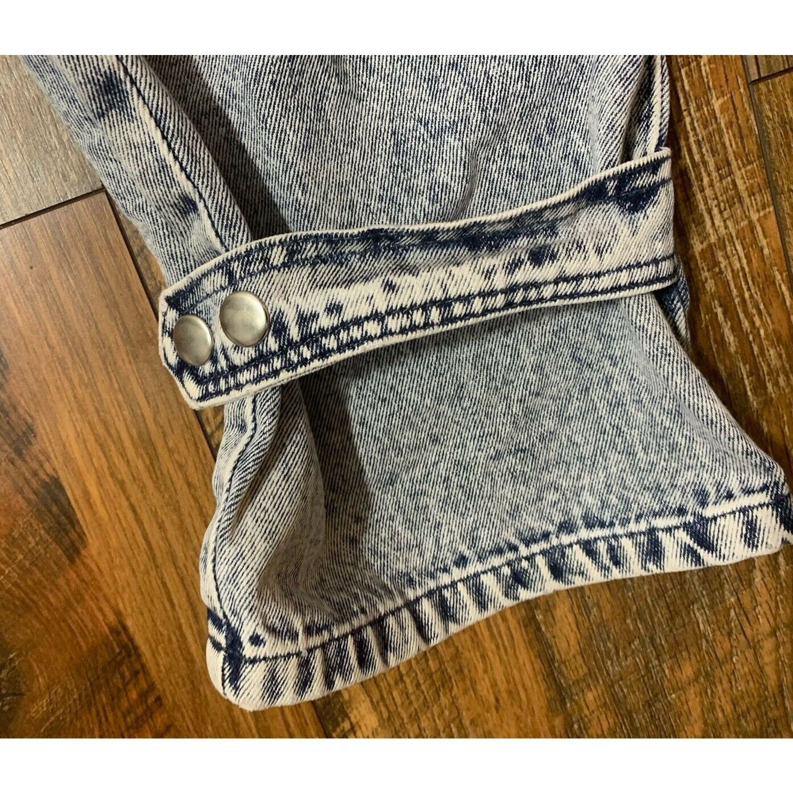 Other CULPOS X INC Paper Bag Waist Acid Wash Jeans Size 10 NWT Size 32" / US 10 / IT 46 - 8 Thumbnail