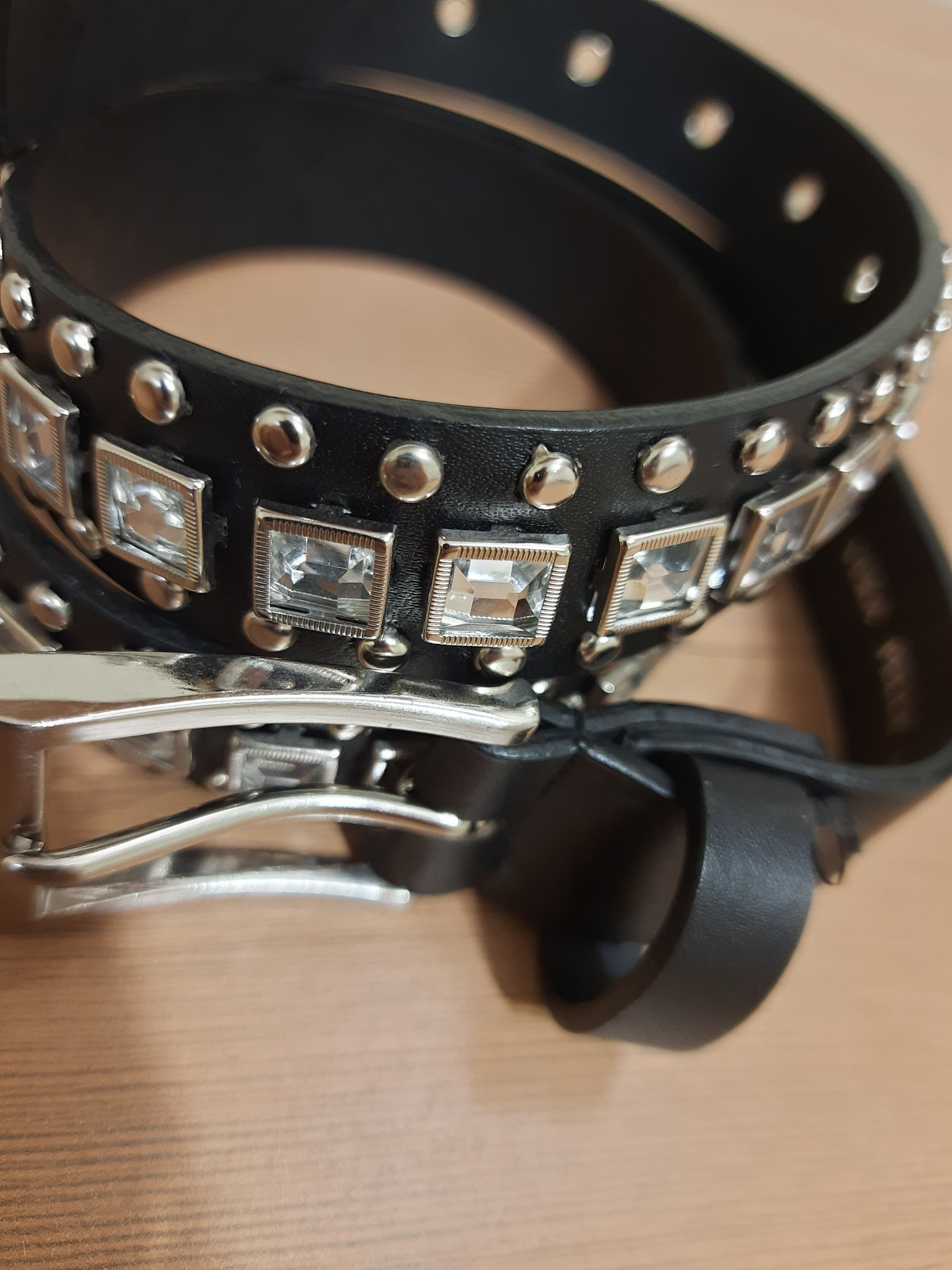 Vera Pelle Vera Pelle Y2k Leather Belt with Studs Straps Size ONE SIZE - 2 Thumbnail