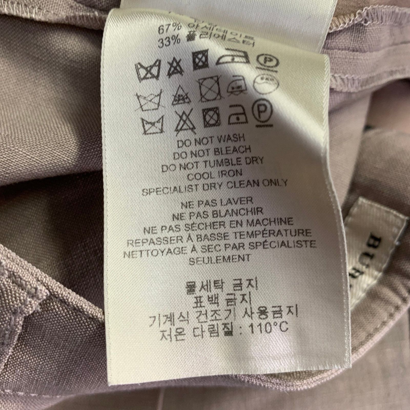 Burberry BURBERRY LONDON Size 8 Brown Wool Linen Pleated Shorts Size 30" / US 8 / IT 44 - 8 Thumbnail