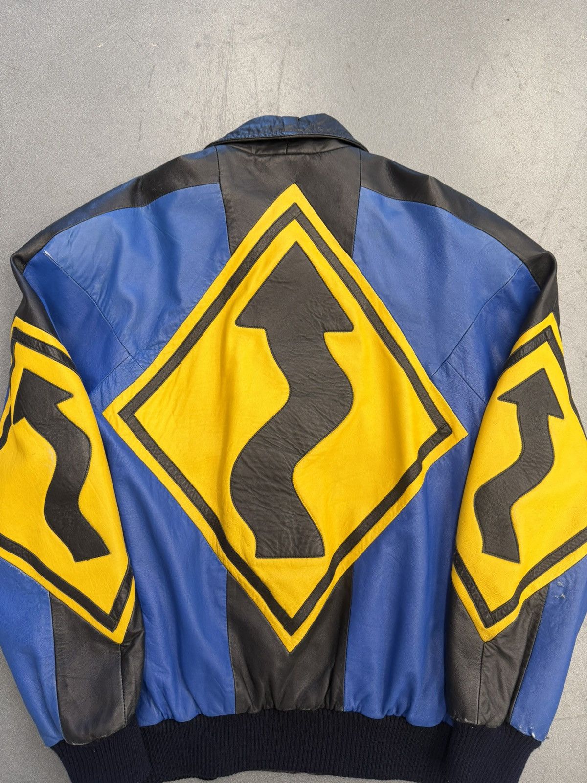 Michael Hoban Vintage Michael Hoban North Beach Street Sign Leather Jacket Size US S / EU 44-46 / 1 - 7 Thumbnail