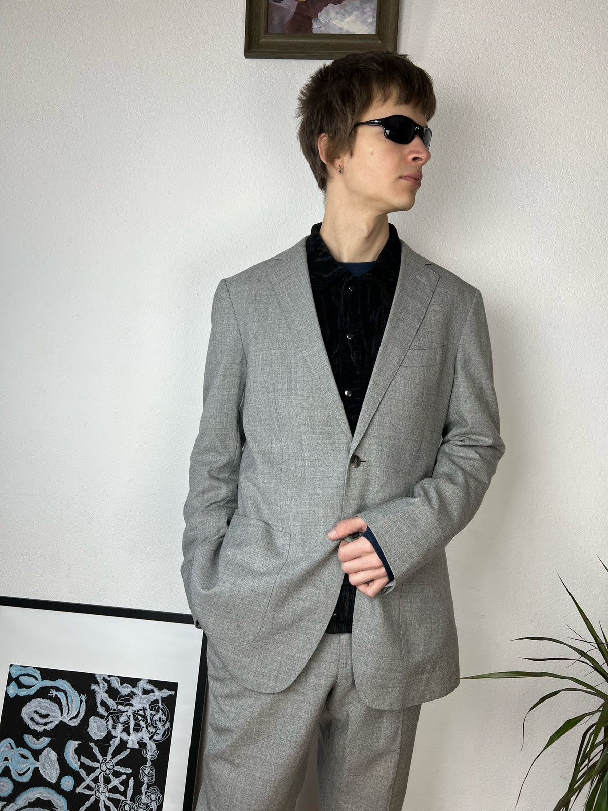 Suitsupply Suitsupply Formal Suit blazer and pants 40-42L vintage Size 40L - 12 Thumbnail