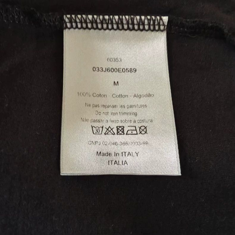 Dior Dior x Stussy Black Short Sleeve T-2505 Size US M / EU 48-50 / 2 - 4 Thumbnail