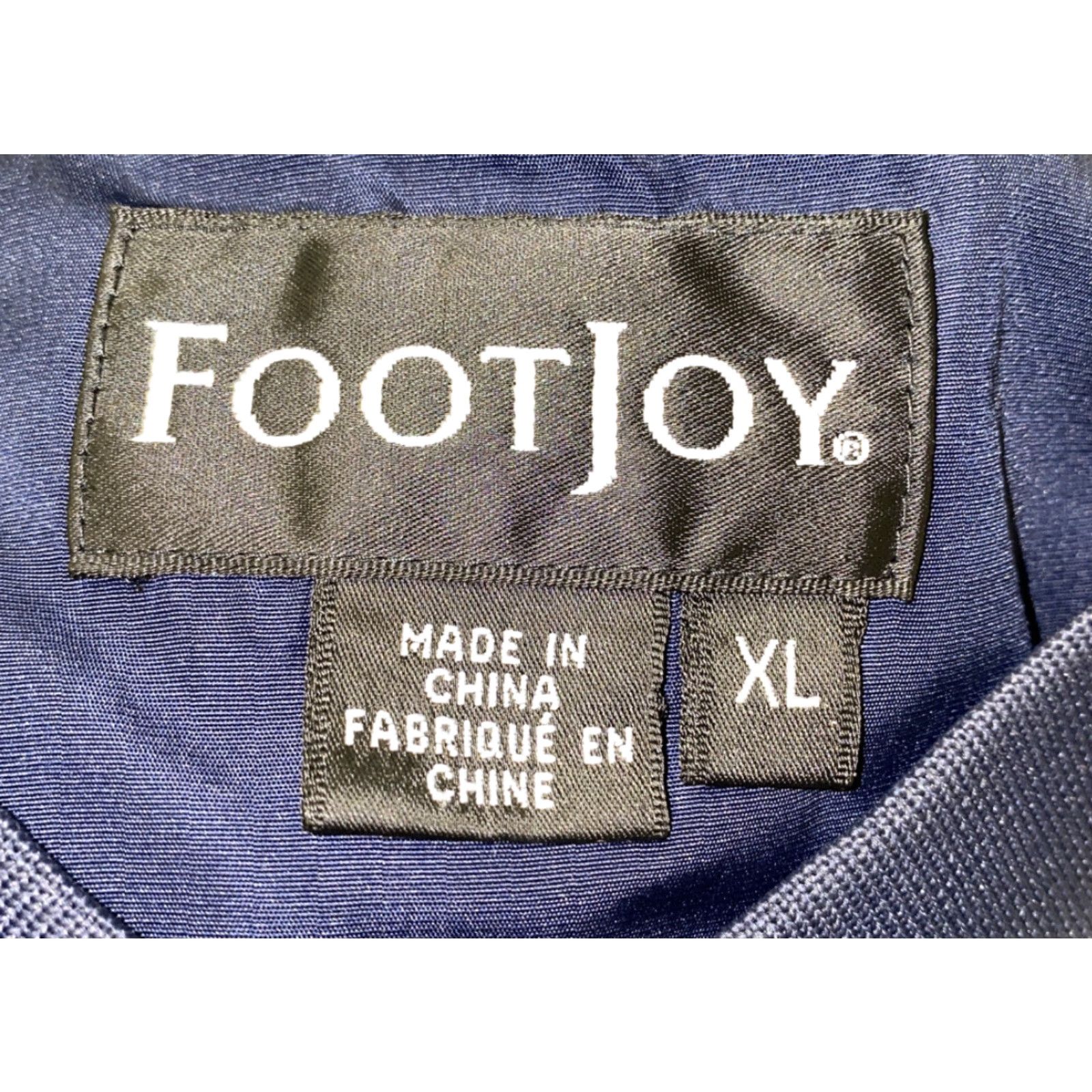 Footjoy FootJoy Jacket Golf Men XL Blue Polyester V-Neck Pullover Shirt Size US XL / EU 56 / 4 - 6 Thumbnail