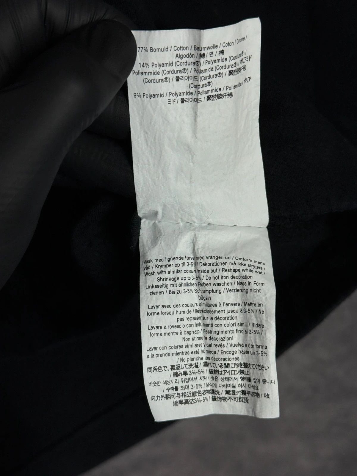 Norse Projects Norse Projects Arktisk Cordura Tech Hoodie Black Size US L / EU 52-54 / 3 - 5 Thumbnail