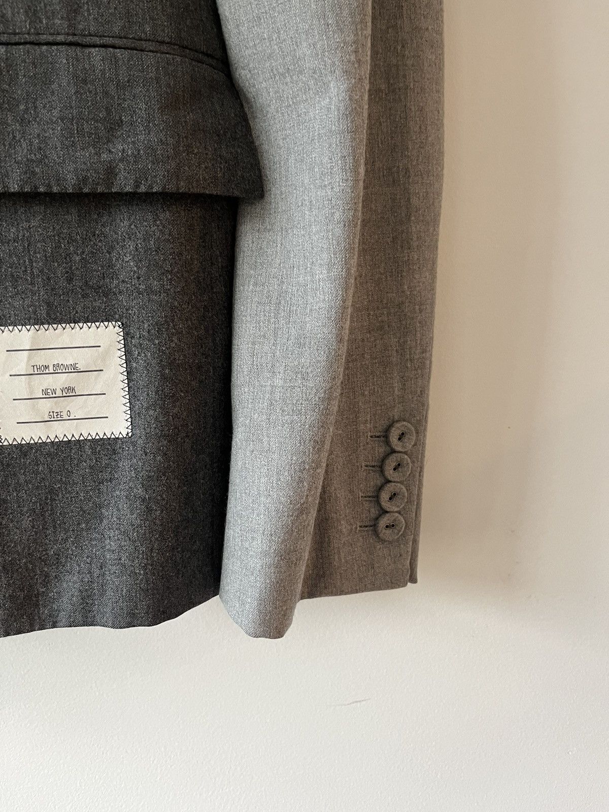 Thom Browne Color block wool jacket Size US S / EU 44-46 / 1 - 4 Thumbnail
