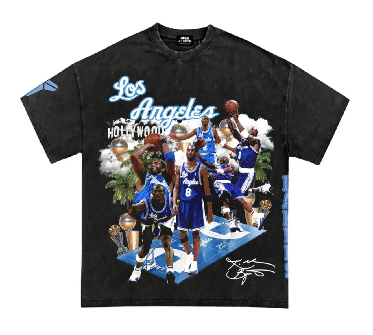 JAEE WACKJUMPER Kobe Blue Jersey Tee Sz L Size US L / EU 52-54 / 3 - 1 Thumbnail