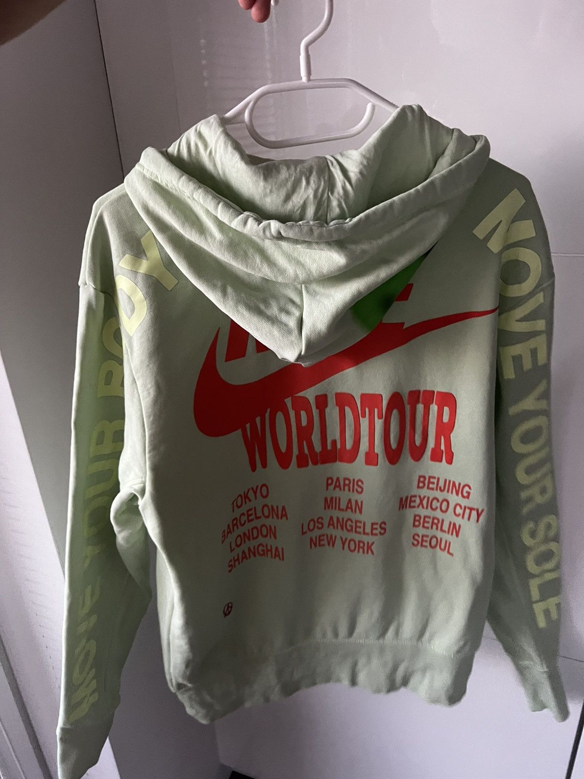 Nike Nike Sportswear World Tour Overprinted Avant Garde Hoodie Size US S / EU 44-46 / 1 - 5 Thumbnail