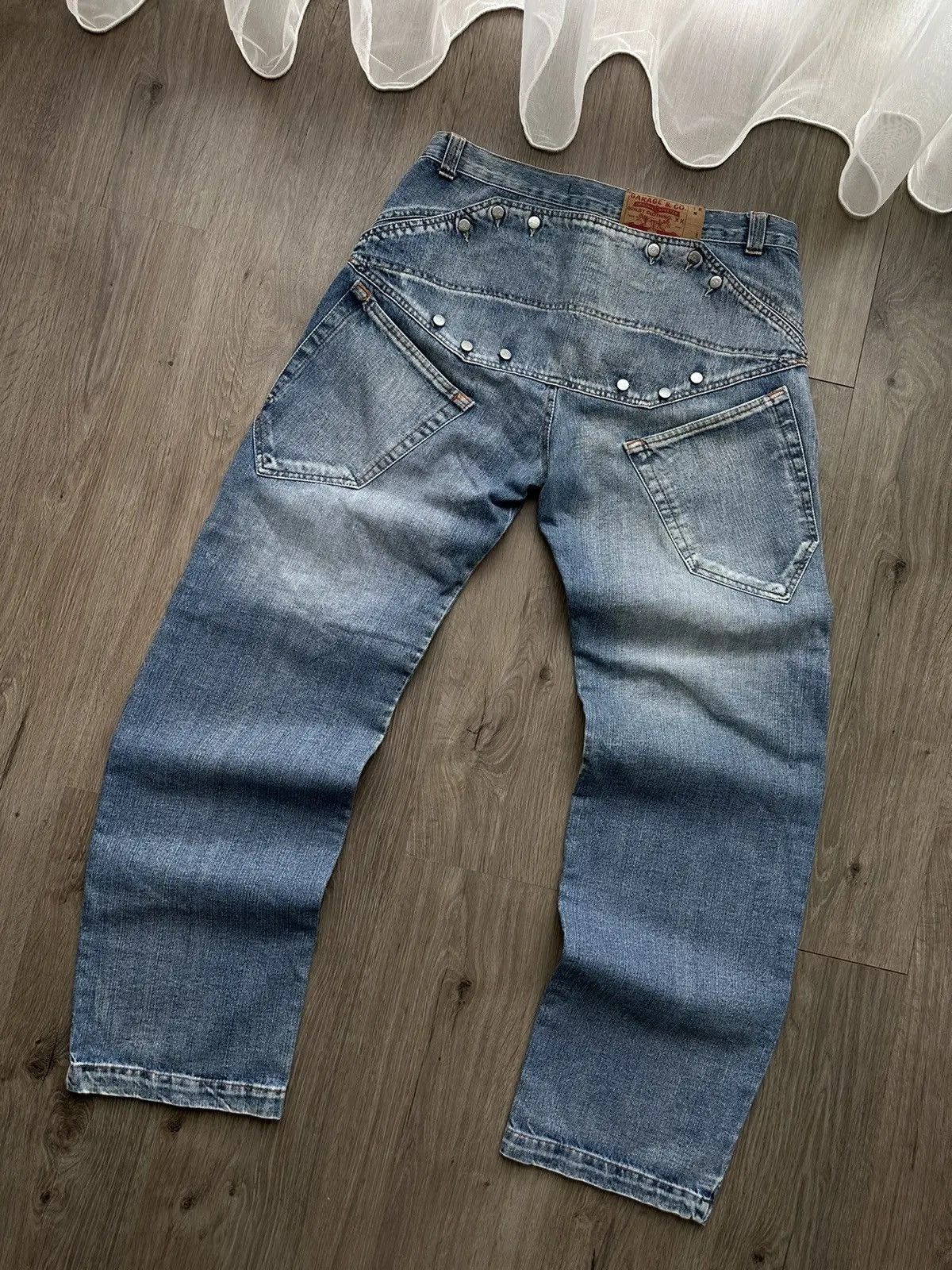Japanese Brand × Vintage Vintage Progressive Fuck It Denim Wear Cowboy Jeans Pants Size US 34 / EU 50 - 14 Thumbnail