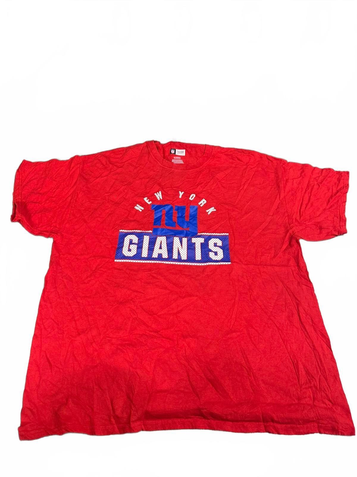 NFL Vintage New York Giants Red T-Shirt - Soft Cotton, XL Size US XL / EU 56 / 4 - 2 Thumbnail