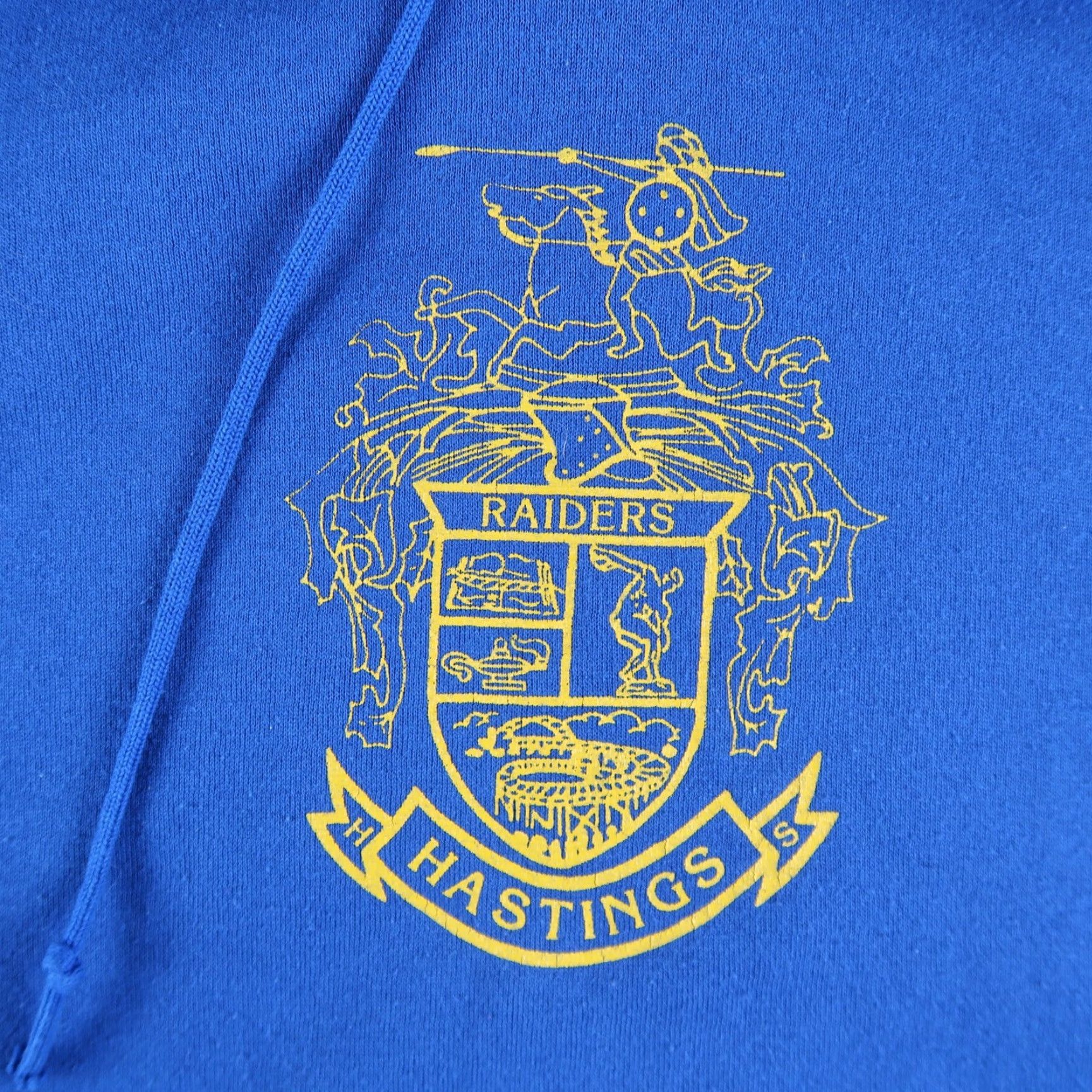 Jerzees VINTAGE Hastings Raiders Minnesota Sweatshirt Hoodie Sz XL Made In USA Blue Nike? Size US XL / EU 56 / 4 - 3 Thumbnail
