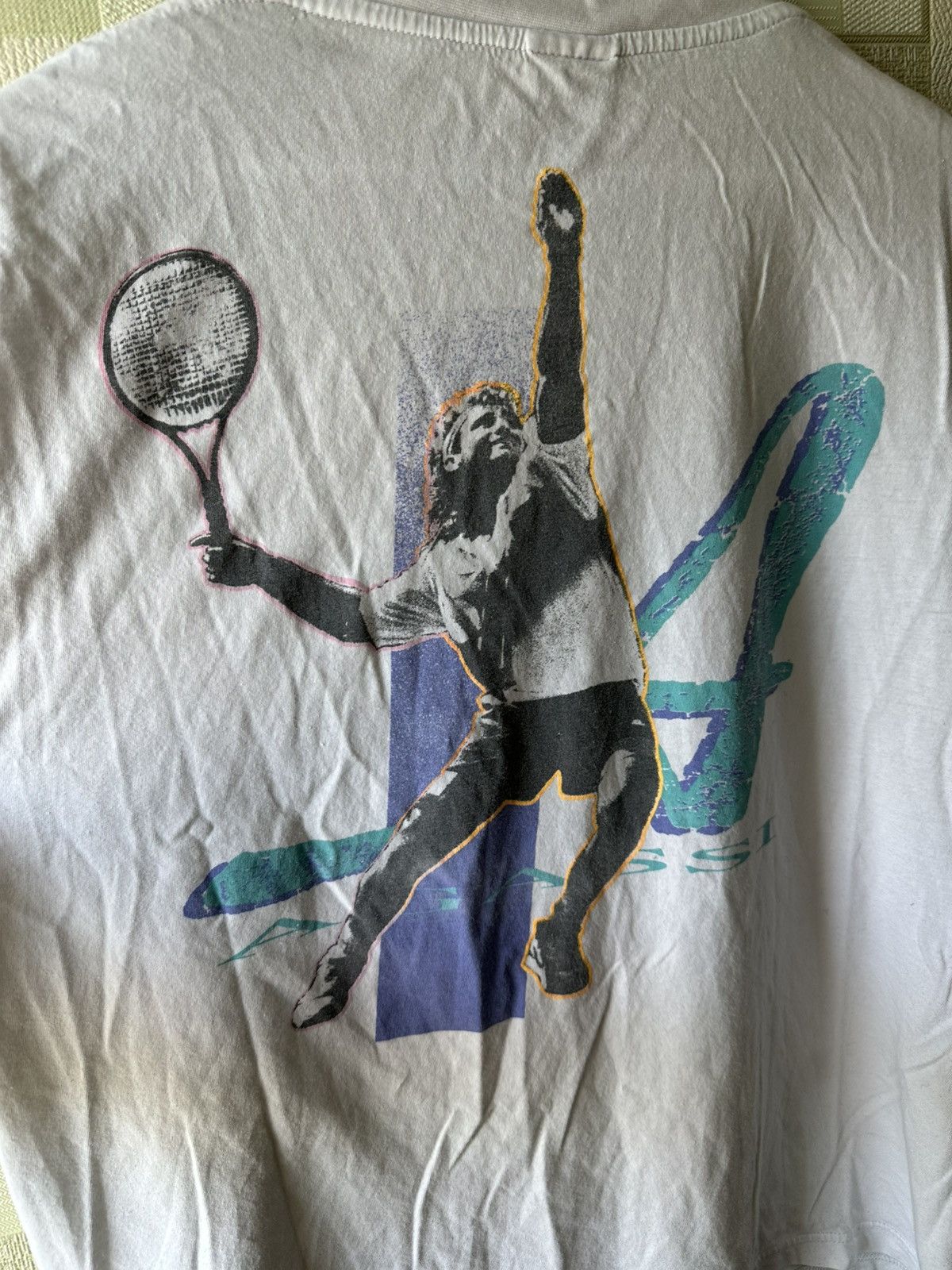 Nike VINTAGE VERY WORN NIKE AGASSI Size US M / EU 48-50 / 2 - 4 Thumbnail