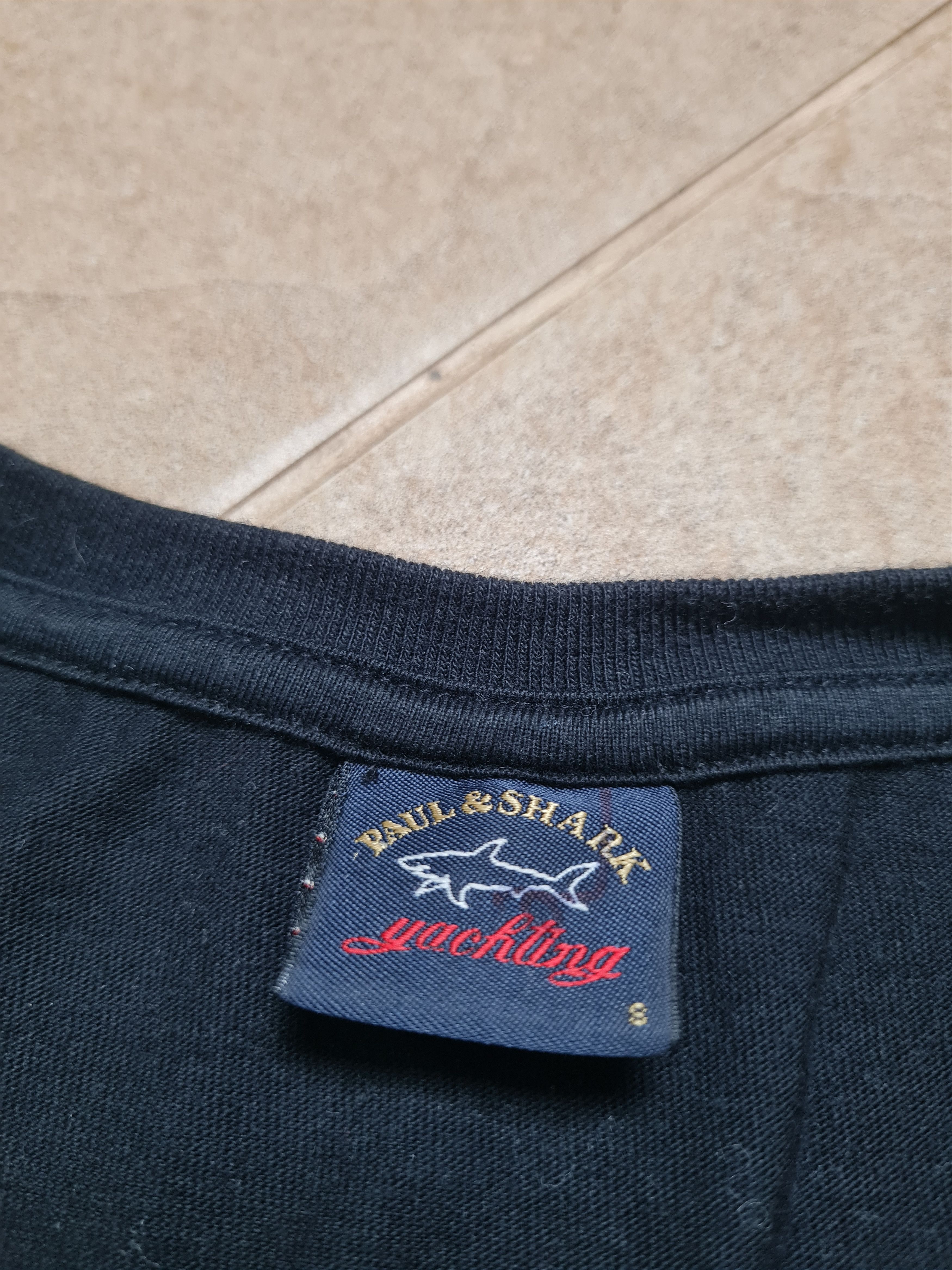 Paul & Shark Paul & Shark Yachting Men's T-Shirt Black Embroidered Logo Size US S / EU 44-46 / 1 - 12 Thumbnail