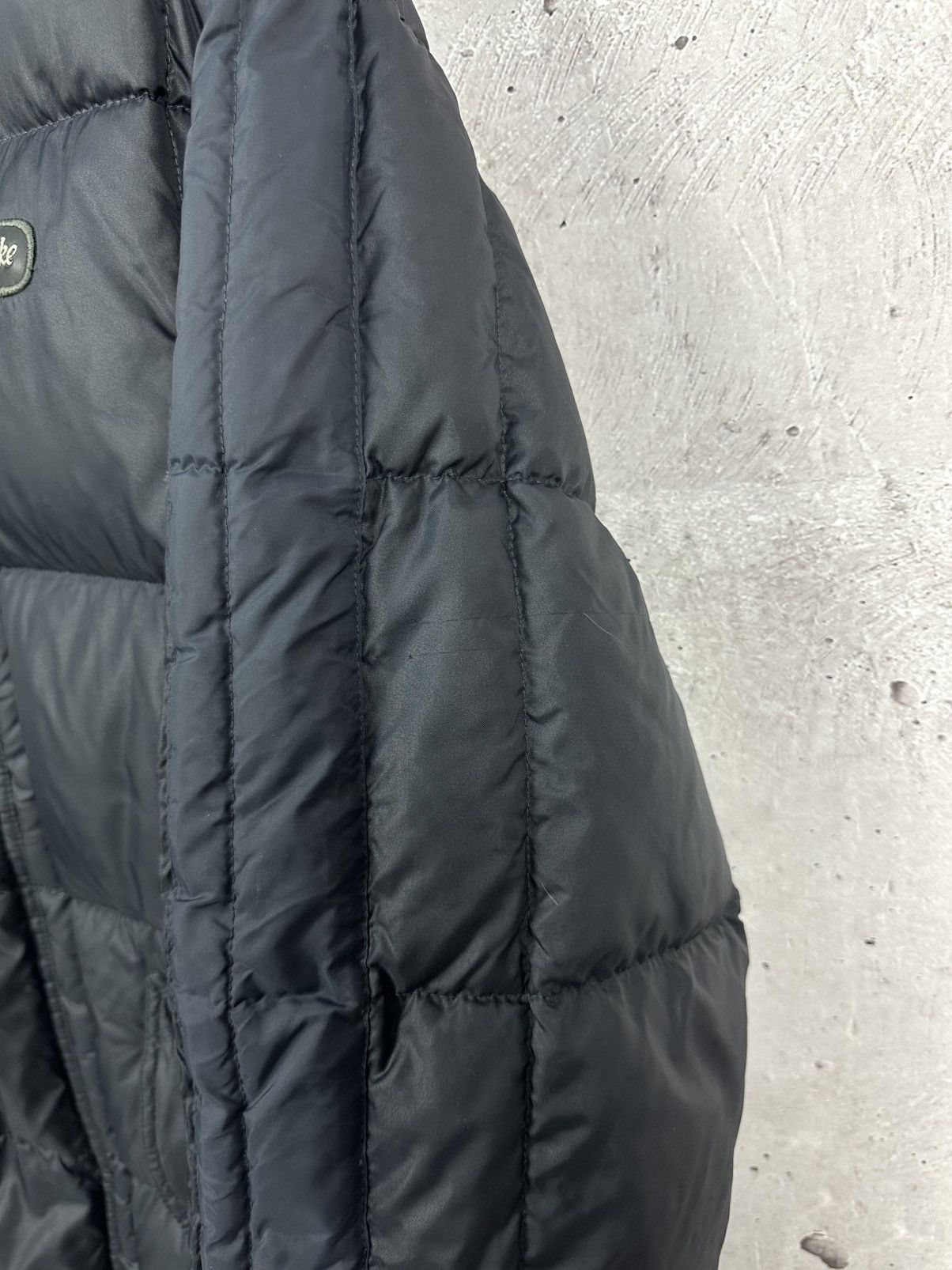 Nike × Vintage Vintage Nike Puffer Quilted Black Down Jacket Size US XL / EU 56 / 4 - 9 Thumbnail