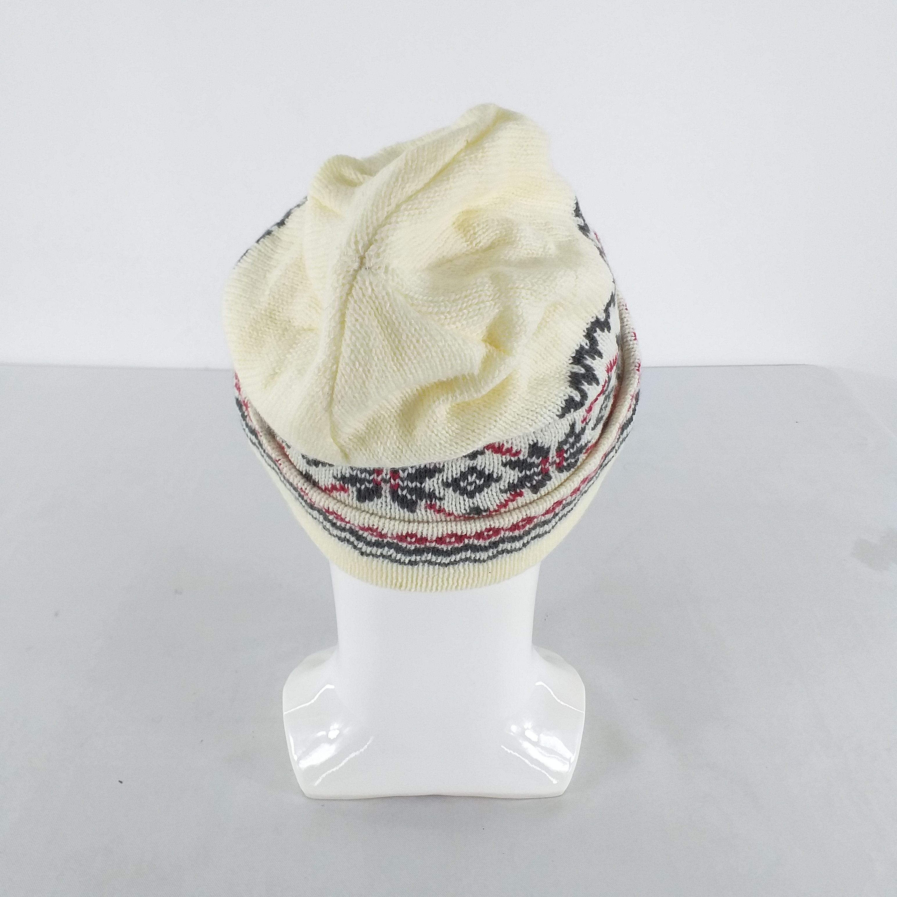 Vintage Vintage Beautiful Pattern Snow Cap Hat Beanie -BN433 Size ONE SIZE - 2 Thumbnail