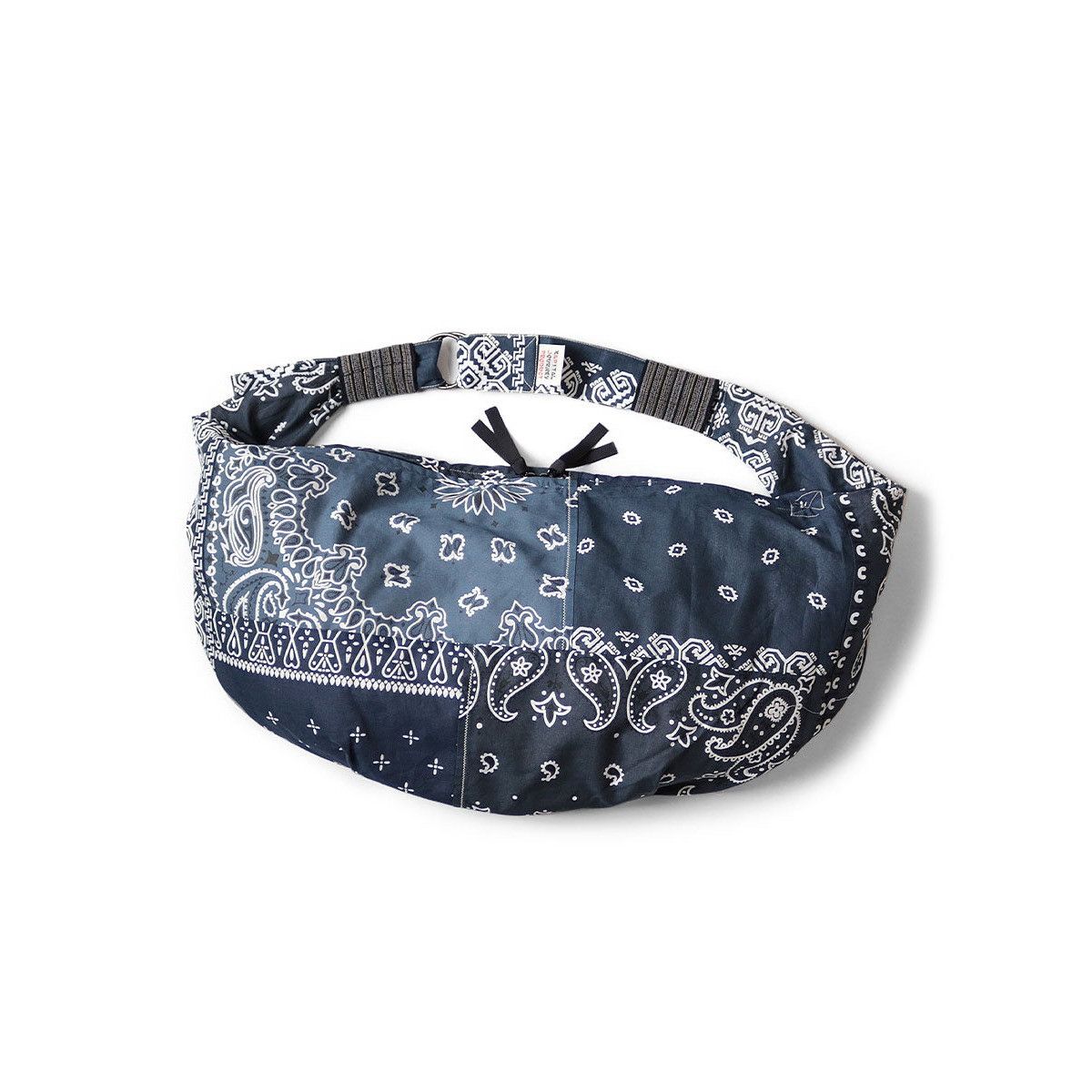 image of Kapital Gauze Bandana Beach Snufkin Bag Navy, Men's