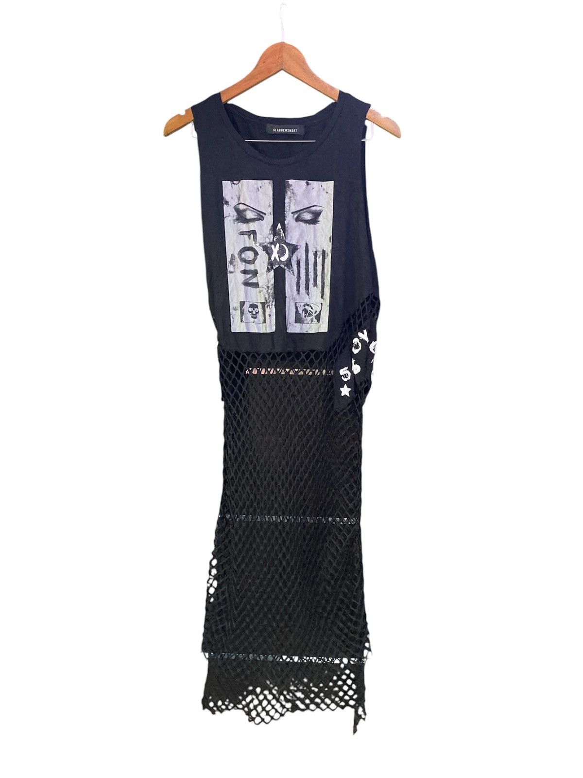 Japanese Brand × Seditionaries Gladnewsmart Sleeveless Mesh Long Dress Size M / US 6-8 / IT 42-44 - 1 Thumbnail