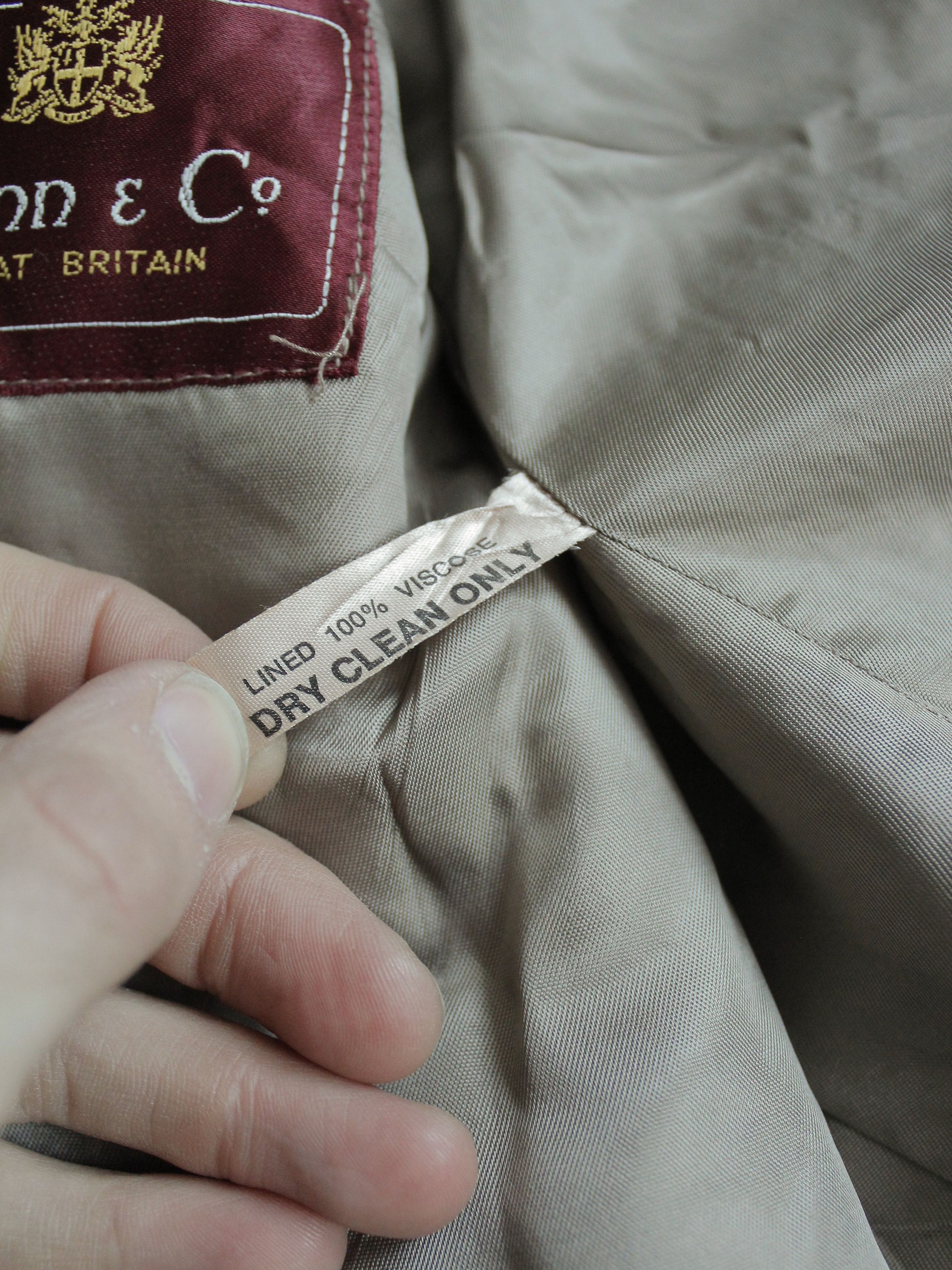 Harris Tweed × Vintage Harris Tweed Dunn Co Wool Hand Woven Blazer Jacket Tan Check Size 44R - 12 Thumbnail