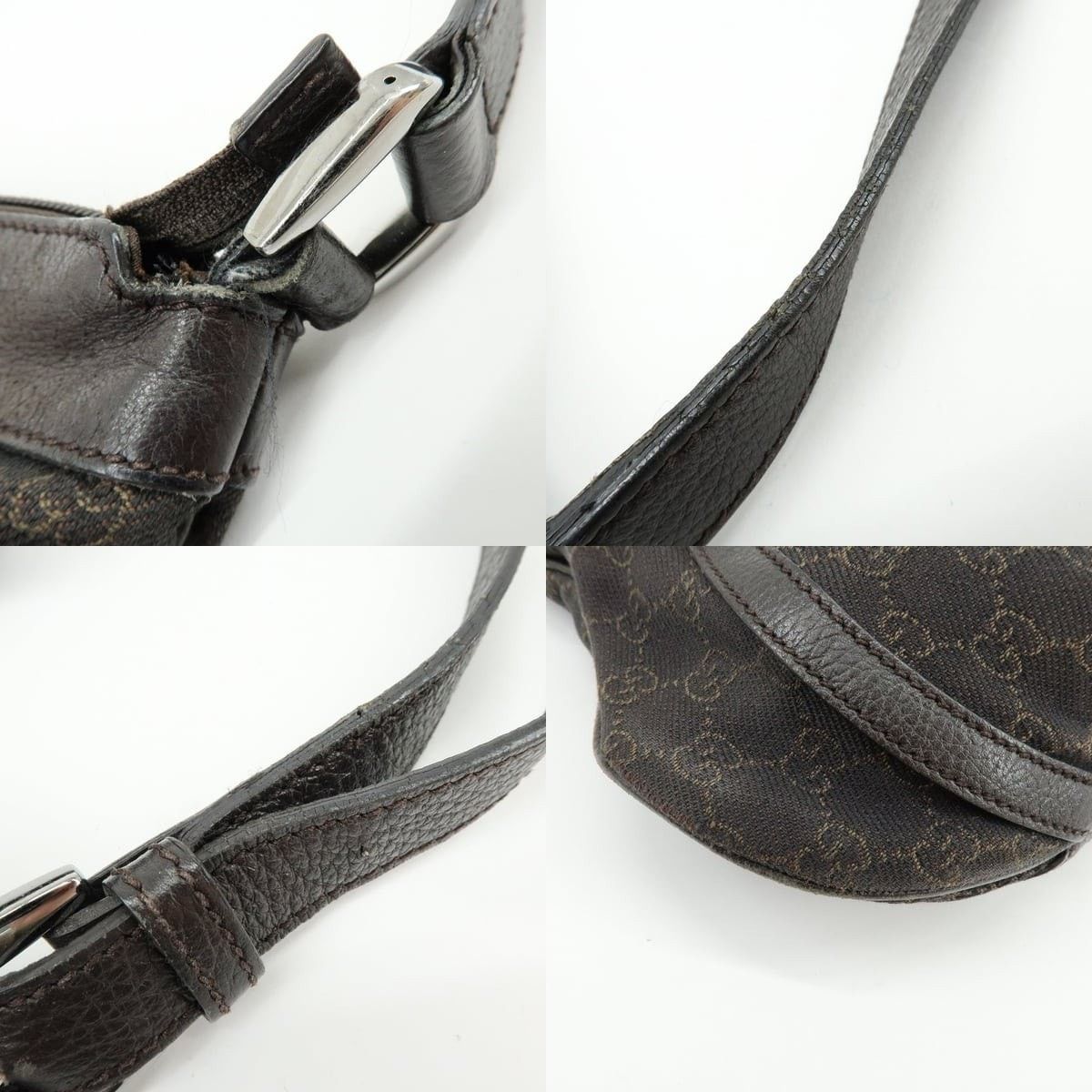 Gucci Gucci Abbey GG Canvas Shoulder Bag Brown Size ONE SIZE - 4 Thumbnail