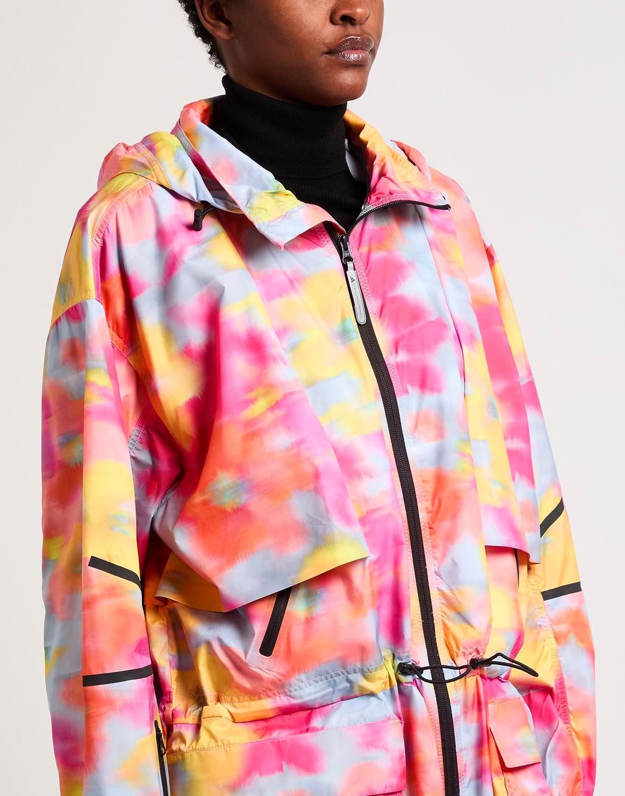 Adidas Stella McCartney Adidas Multicolor Parka Sz S Retail $499 Size S / US 4 / IT 40 - 4 Thumbnail