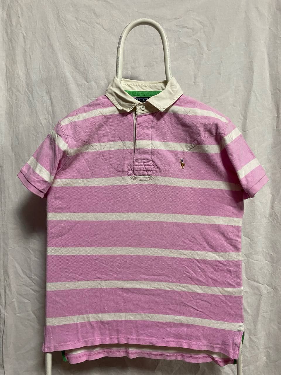 Polo Ralph Lauren 👕 Ralph Lauren Striped Polo Shirt – Vintage Rugby Style Size US M / EU 48-50 / 2 - 1 Thumbnail