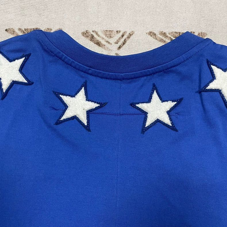 Givenchy Givenchy Blue Five-Pointed Star T-Shirt Size US L / EU 52-54 / 3 - 6 Thumbnail