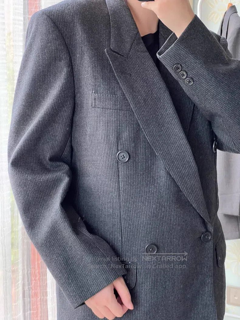 Yohji Yamamoto Yohji Yamamoto size s Dark grey blazer Size 38S - 2 Thumbnail