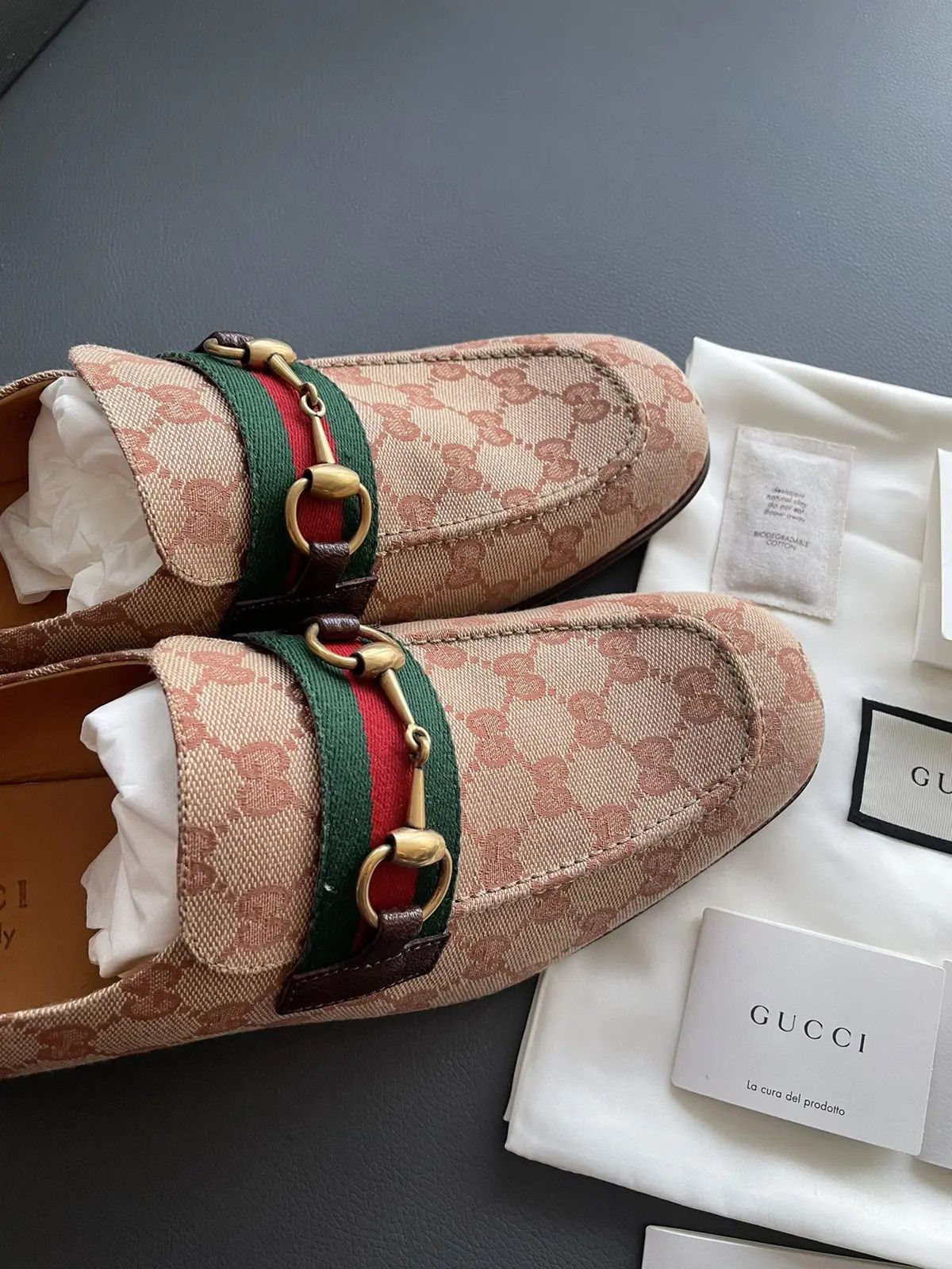 Gucci Brand New Limited Super Runway Iconic GG Logo Leather Loafer Size US 10 / EU 43 - 2 Thumbnail
