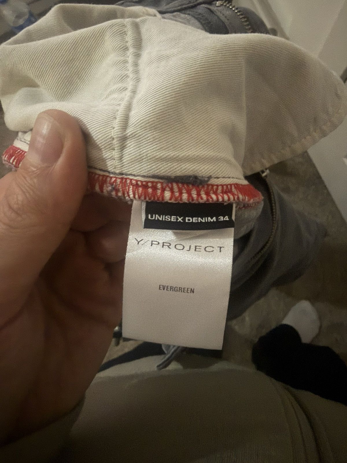 Y/Project Y/Project Evergreen Western Denim Grey 34 Detachable Cuffs Size US 34 / EU 50 - 7 Thumbnail