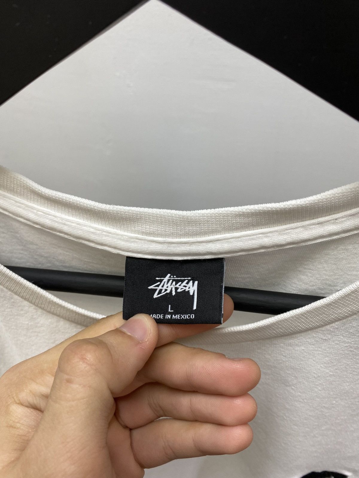 Stussy Stussy Small Logo T Shirt Men’s White Size US L / EU 52-54 / 3 - 10 Thumbnail