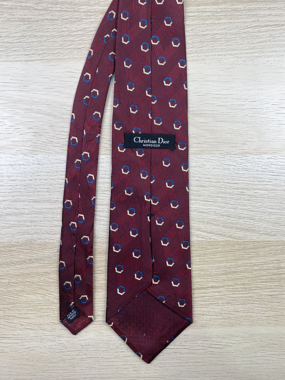 Christian Dior Monsieur Christian Dior Monsieur Silk Tie T104 Size ONE SIZE - 5 Thumbnail