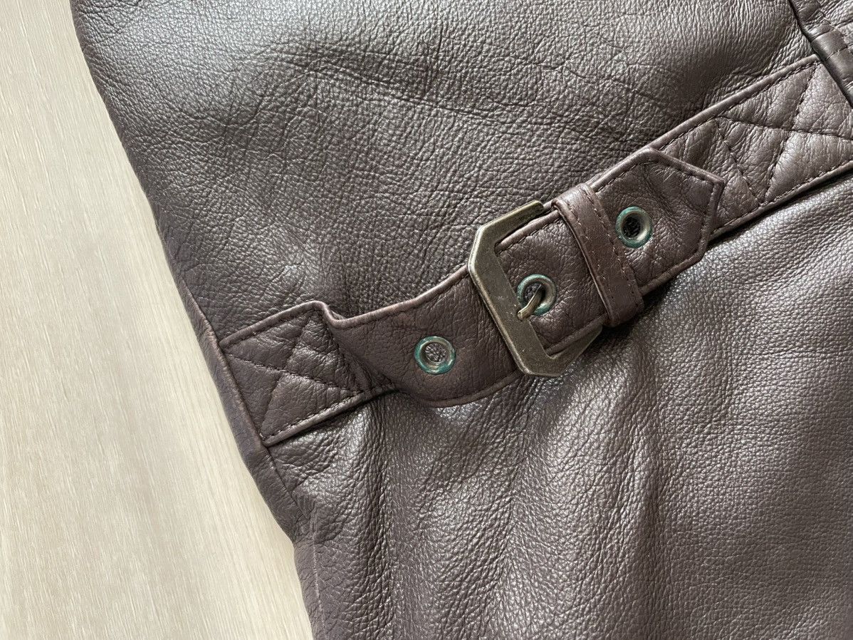 Vintage Vintage KC Collections Brown Leather Quilt Lining Sz L Size US L / EU 52-54 / 3 - 8 Thumbnail